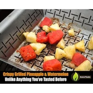 Cave Tools Cesta para parrilla de verduras gran_4