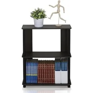 Furinno JAYA Estantería de 3 niveles de diseño simple_4