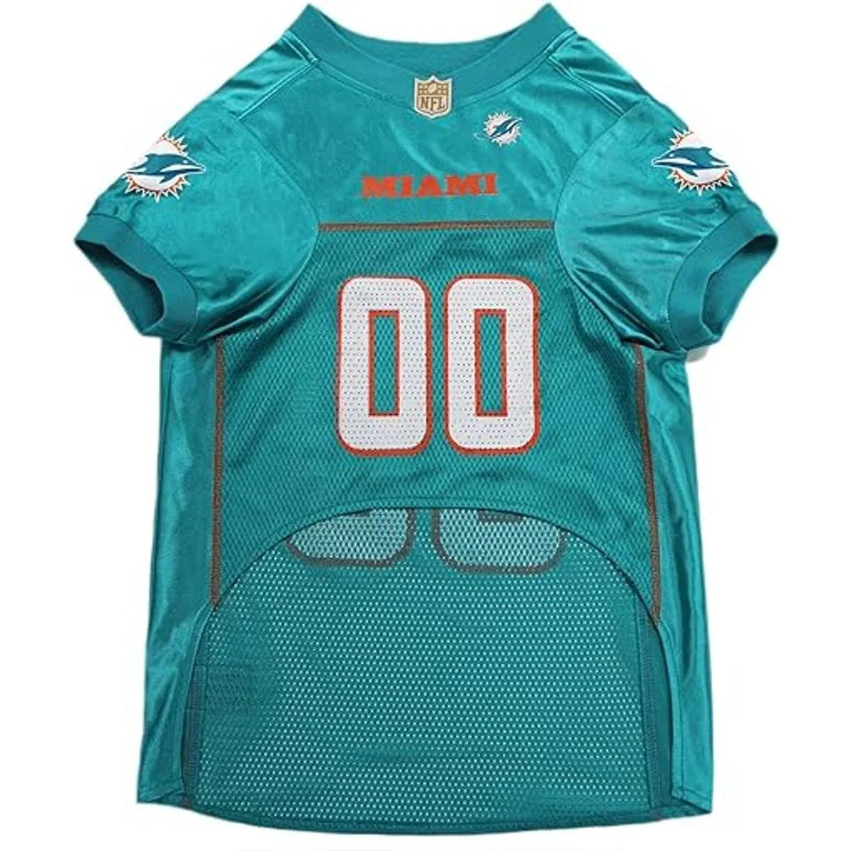 Pets First Miami Dolphins Mesh Jersey for Dogs_4