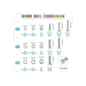 Kit surtido Glarks de 510 piezas; arandelas juntas_2
