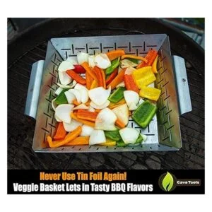 Cave Tools Cesta para parrilla de verduras gran_2