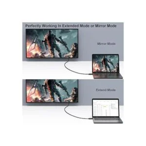 Cable DisplayPort a HDMI chapado en oro puerto de_4