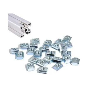 Boeray 50 piezas M3 Slide in T Nut Tuerca deslizante para_1