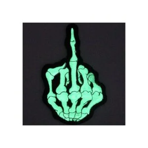 EmbTao Parche bordado con diseño de fantasma de dedo_3