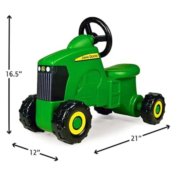 TOMY Tractor de juguete sin pedales de John Deere color_4