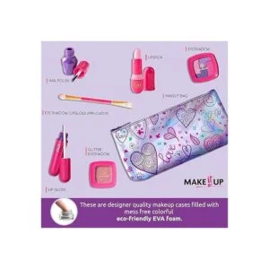 Juego de maquillaje ideal para niños. fabricado con_3