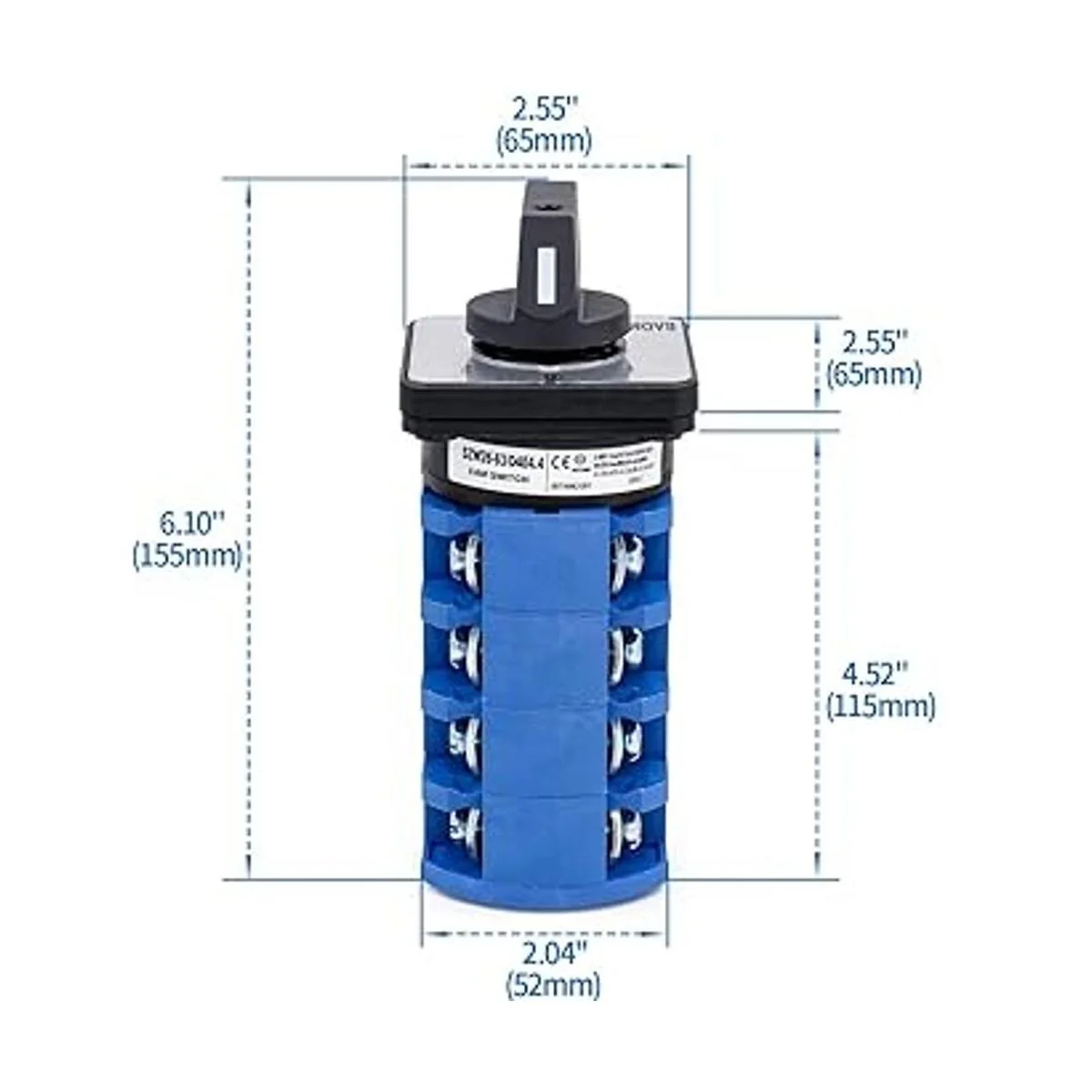 Baomain Selector Rotatorio Camara Interruptor Cambios AC_4