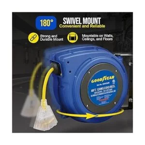 Carrete de extensión Goodyear resistente 40 pies_5