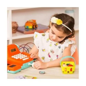 Battat caja registradora de juguete Anaranjado_6