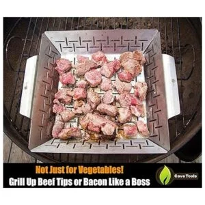 Cave Tools Cesta para parrilla de verduras gran_5