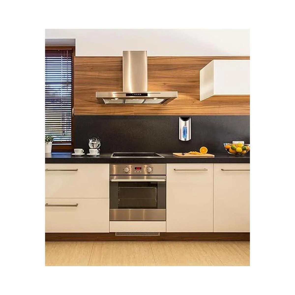 Soporte para bolsa de comestibles protector y