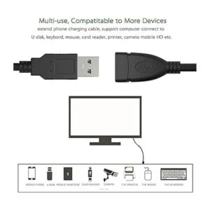Paquete de 20 cables adaptadores de enchufe USB 2.0 macho_5
