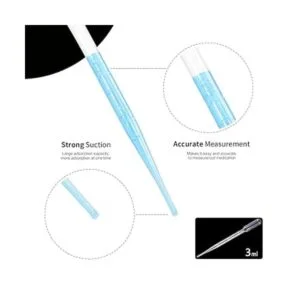 Pipetas plásticas de transferencia Teenitor 3 fl oz ojo_3