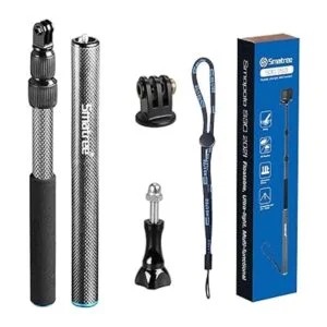 Smatree Barra de selfie desmontable extensible de fibra de_3