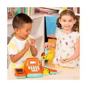 Battat caja registradora de juguete Anaranjado_4
