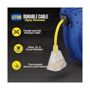 Carrete de extensión Goodyear resistente 40 pies_4