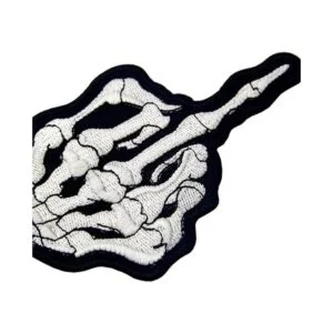 EmbTao Parche bordado con diseño de fantasma de dedo_4