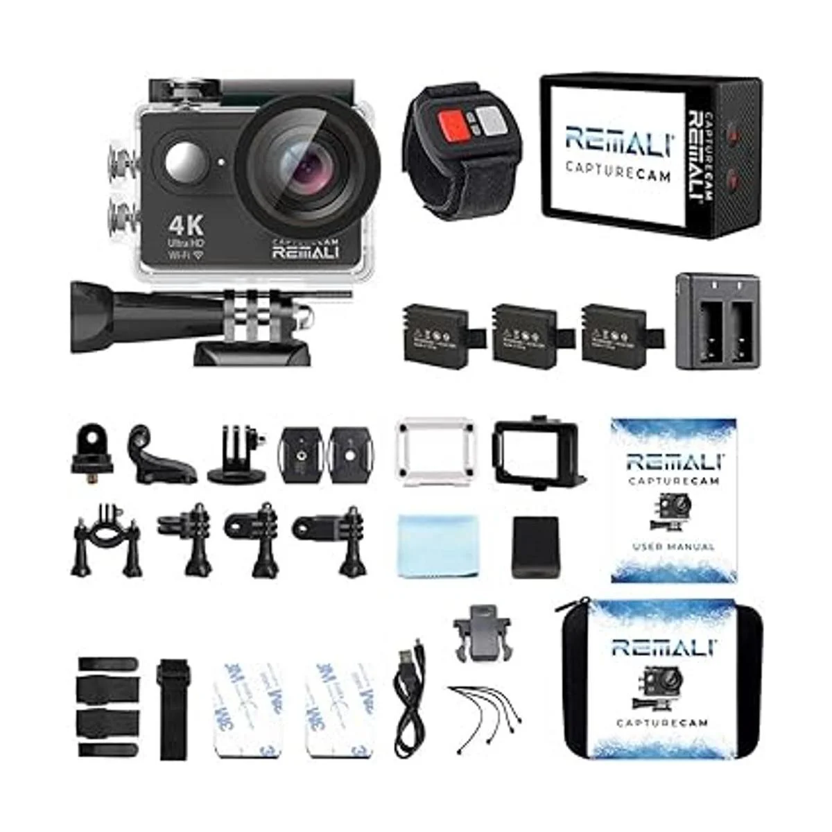 REMALI CaptureCam 4K Ultra HD y 12MP Kit de cámara de_2