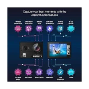 REMALI CaptureCam 4K Ultra HD y 12MP Kit de cámara de_3