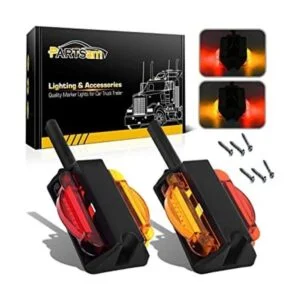 Luz LED de defensa de trailer Set2 doble cara 4 pulgadas_1