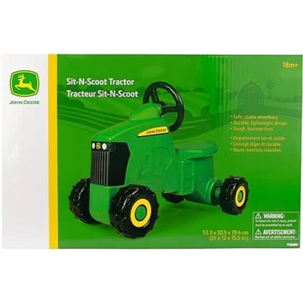 TOMY Tractor de juguete sin pedales de John Deere color_6