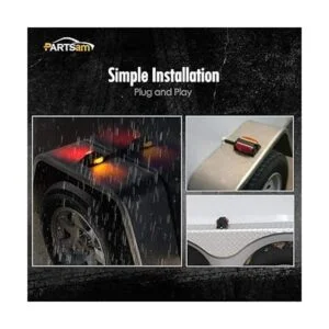 Luz LED de defensa de trailer Set2 doble cara 4 pulgadas_3