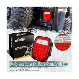 Partsam Par de 38 luces LED universales de freno trasero_3