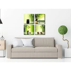 Pyradecor 4 lienzos XL enmarcados contemporáneos con_2