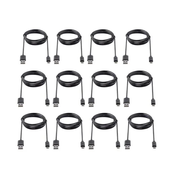 Smays Cable micro USB a granel negro de 3 pies paquete de_1