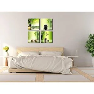 Pyradecor 4 lienzos XL enmarcados contemporáneos con_4