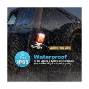 Partsam Par de 38 luces LED universales de freno trasero_2
