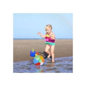 Pelota inflable de playa Party Rainbow pelotas para agua_4