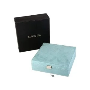 Joyero organizador de dos capas de fibra con visualización_6