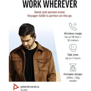 Plantronics Voyager 5200 Audífonos inalámbricos con_4