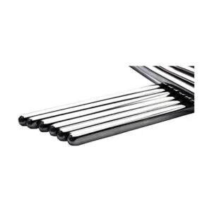 Palillos de acero inoxidable palillos de metal 10 pares_1