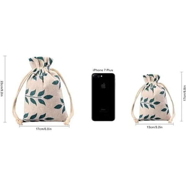 MetaU Burlap Bags With Drawstring Storage Bag Sachets Bag