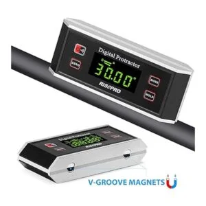 RISEPRO Inclinómetro transportador digital buscador de_4