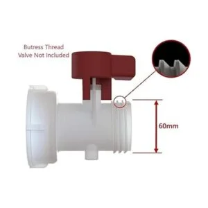 IBC Adaptador de bolsa de 2 pulgadas a rosca de tubo NPT_2