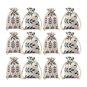 MetaU Burlap Bags With Drawstring Storage Bag Sachets Bag