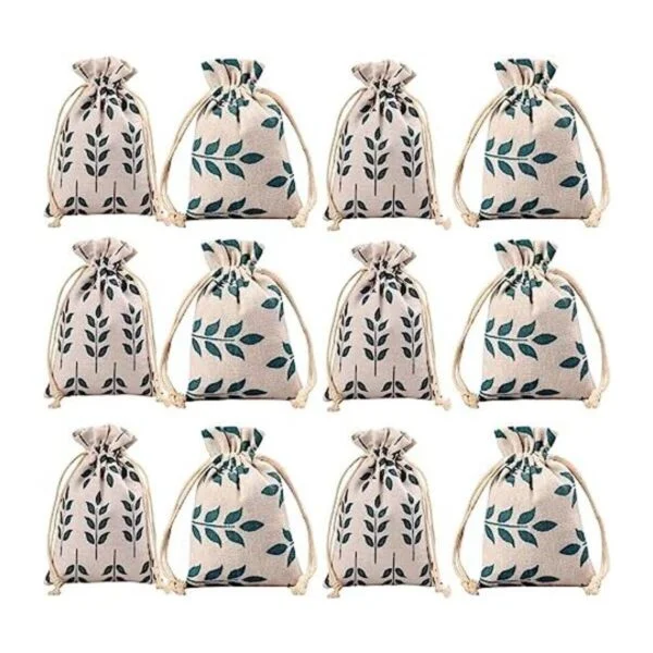 MetaU Burlap Bags With Drawstring Storage Bag Sachets Bag