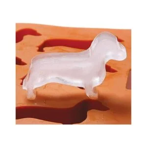 LYWUU Molde de silicona con forma de perro salchicha para_2