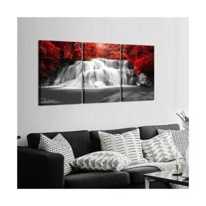 Kreative Arts Lienzo para pared diseño de cascada color_3