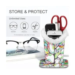 Fintie Soporte para anteojos con forro de felpa con base_5