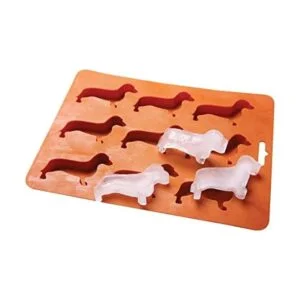 LYWUU Molde de silicona con forma de perro salchicha para_1