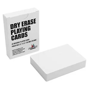 Tarjetas de juego en blanco de borrado en seco tamaño de_1