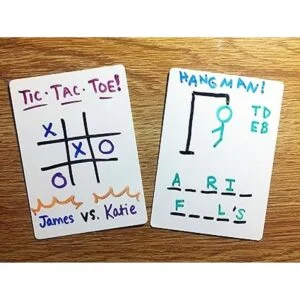 Tarjetas de juego en blanco de borrado en seco tamaño de_2