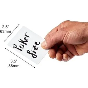 Naipes en blanco más de 200 acabado mate y tamaño de_2