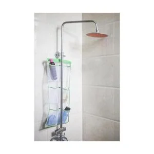 ALYER 6 bolsillos de almacenamiento colgante de malla para_5