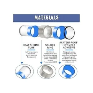 Sopoby Juego de conectores termorretráctiles para cable_4