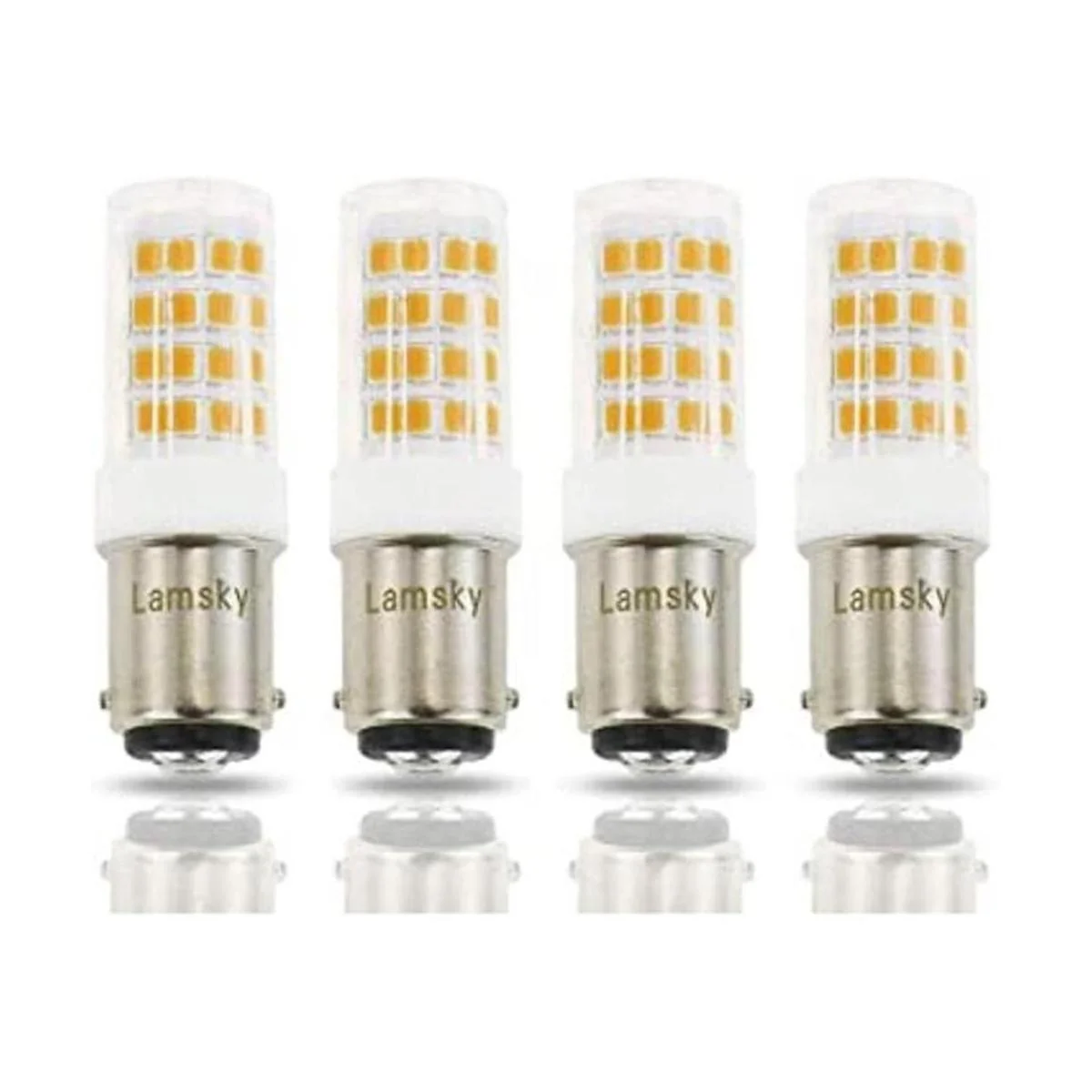 Lamsky Bombilla LED BA15D de doble contacto con base de